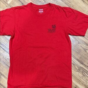 Vans Bold Red Short Sleeve Tee